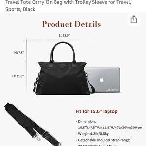 Ecosusi duffle weekender bag